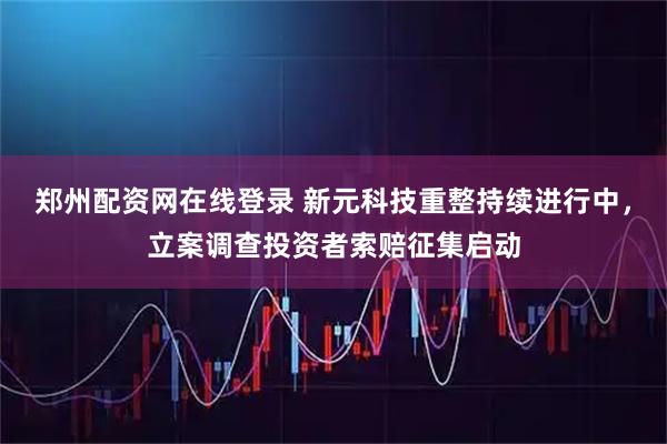 郑州配资网在线登录 新元科技重整持续进行中，立案调查投资者索赔征集启动